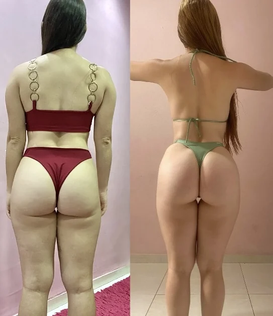 Antes e depois real de aluna da Consultoria Online HERO — resultado 4